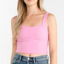Abercrombie & Fitch Women s Pink Crop Top XL