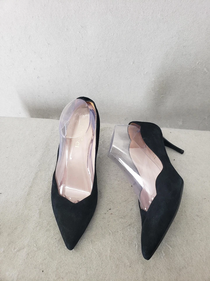 Женские замшевые туфли-лодочки Sesto Meucci 7,5 М с заостренным носком на шпильке - Изображение 4 из 4