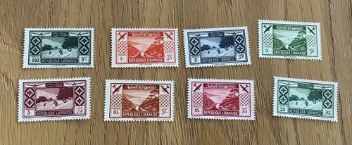 Lebanon Liban 1936 Tourism Propaganda Complete Set - MH