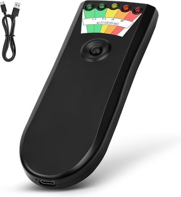 Rechargeable EMF Detector for Ghost Hunting with 5 Level LED Portable Handheld M
