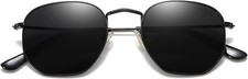  QTY 110 SOJOS Square Polarized Sunglasses for Women Men Small Hexagonal Shades