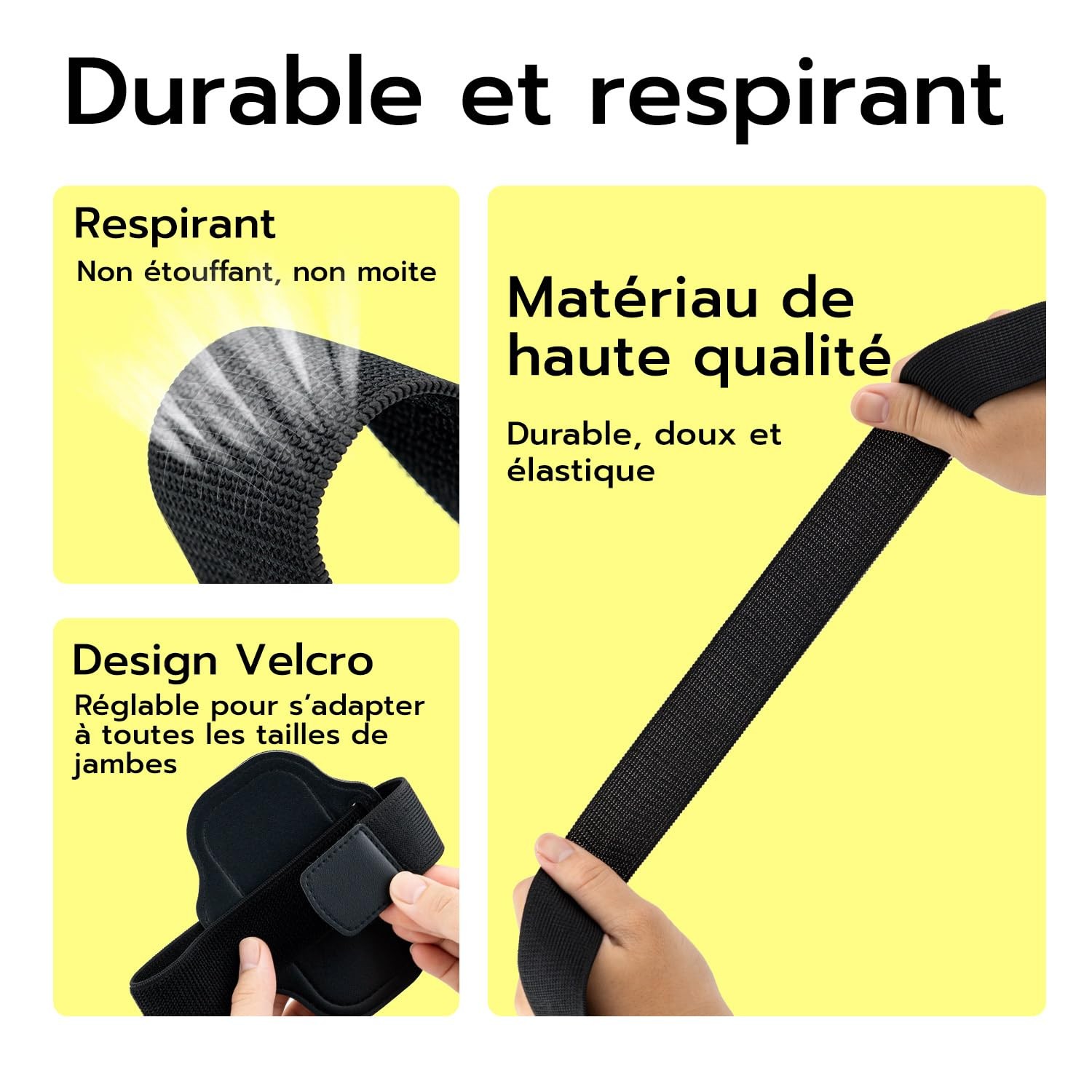 Accessoire sangle de jambe Switch 2 et Switch ajustable pour manette JoyCon - 4