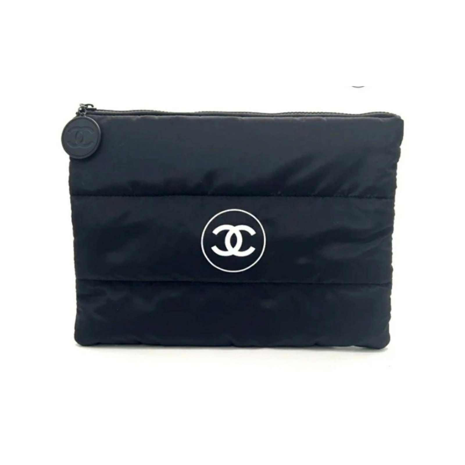 Cosmetic Travel Case (Black & White) &ndash; Compact & Ideal for Daily Essentials