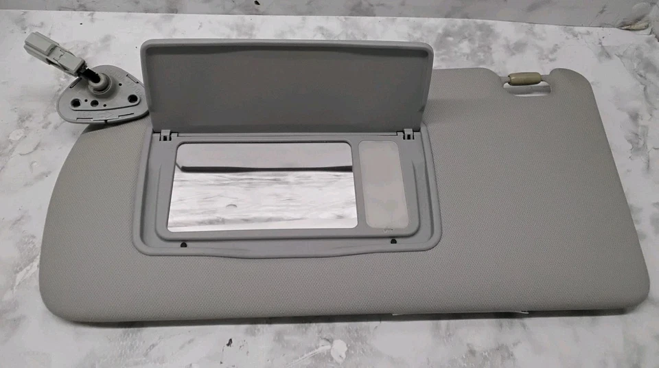 2004-2008 ACURA TSX Driver  Side Sunvisors Vinyl OEM Gray - Image 2 of 4