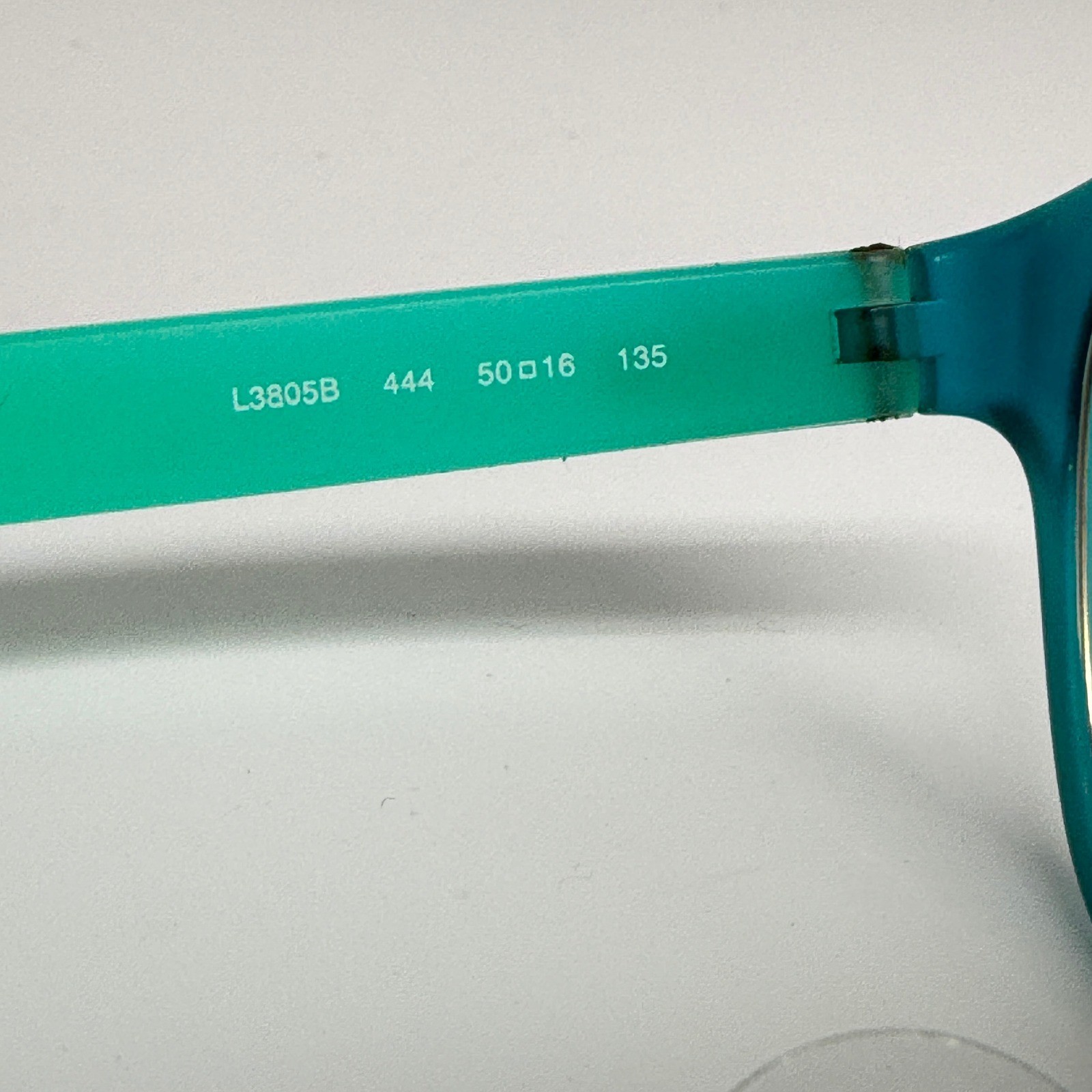 Lacoste L3805B 444 Teal Blue Green Eyeglasses Frames 50-16-135 21579 thumbnail 5