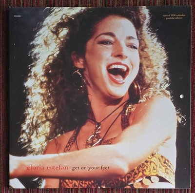 GLORIA EASTEFAN - GET ON YOUR FEET UK VINYL 12 '' SINGLE IN 1990 CALENDAR PACK