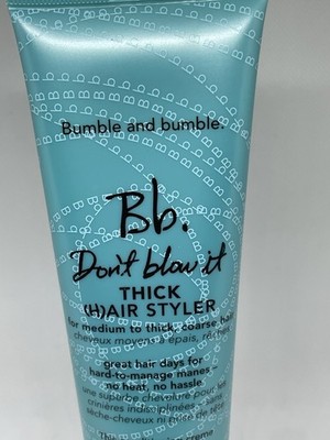 Bumble and bumble Don't Blow It No-Heat Hair Styler Cream Anti-Frizz 5oz