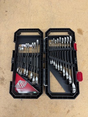 Husky 20-Piece SAE/Metric Ratcheting Combination Wrench Set MISSING 2 PIECES