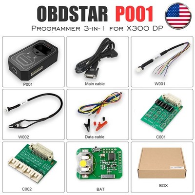 OBDSTAR P001 Progarmmer RFID & Renew Key & EEPROM Functions Work with X300 DP US