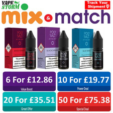 POD SALT e liquid - Pod Salt Nic Salt - Pod Salt Nexus - Juice ALL Flavours -TPD