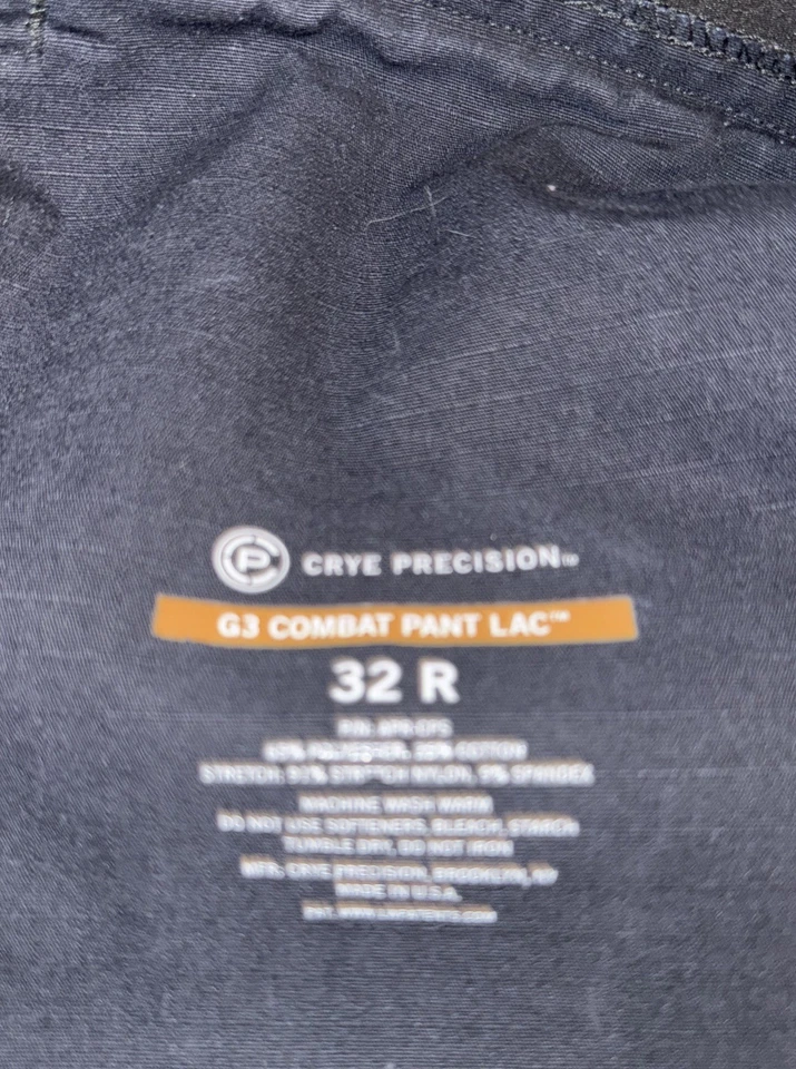 Calça de combate Crye Precision G3 masculina Navy Performance Cargo 32 regular - Imagem 3 de 4