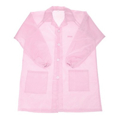 ESD Lab Coat Anti-static Clothing Smock Clothes Full Sleeve Pink XL