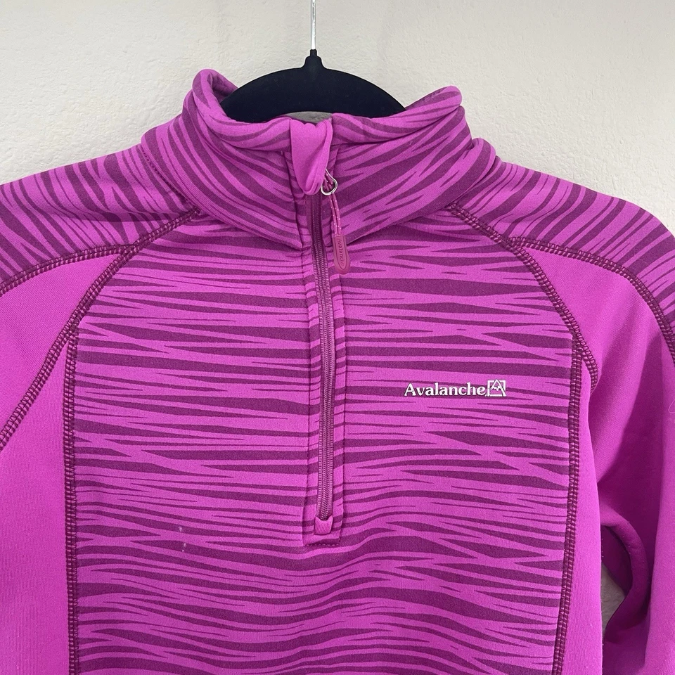 Suéter Avalanche 1/4 Cremallera Rendimiento Ropa Activa Mujer S Rosa Absorbente Foto 3 de 4