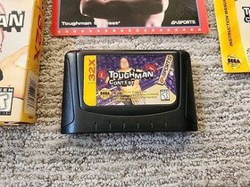 Toughman Contest (Sega 32X, 1995) Complete CIB With RARE Card