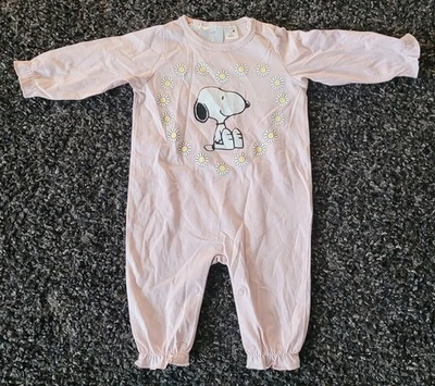 🌈  🌈 Süßer ☆☆☆ Snoopy Schlafanzug ☆☆☆ Gr. 62 ☆☆☆ H&M ☆☆☆ Must Have - Bild 1 von 3