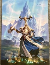 Warhammer AOS A3 Art Black Library Poster. Realm-Lords OOP