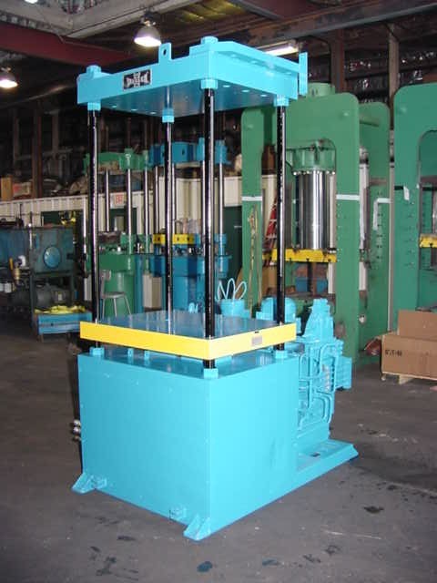 50 ton Wabash 34" x 31" hydraulic press.