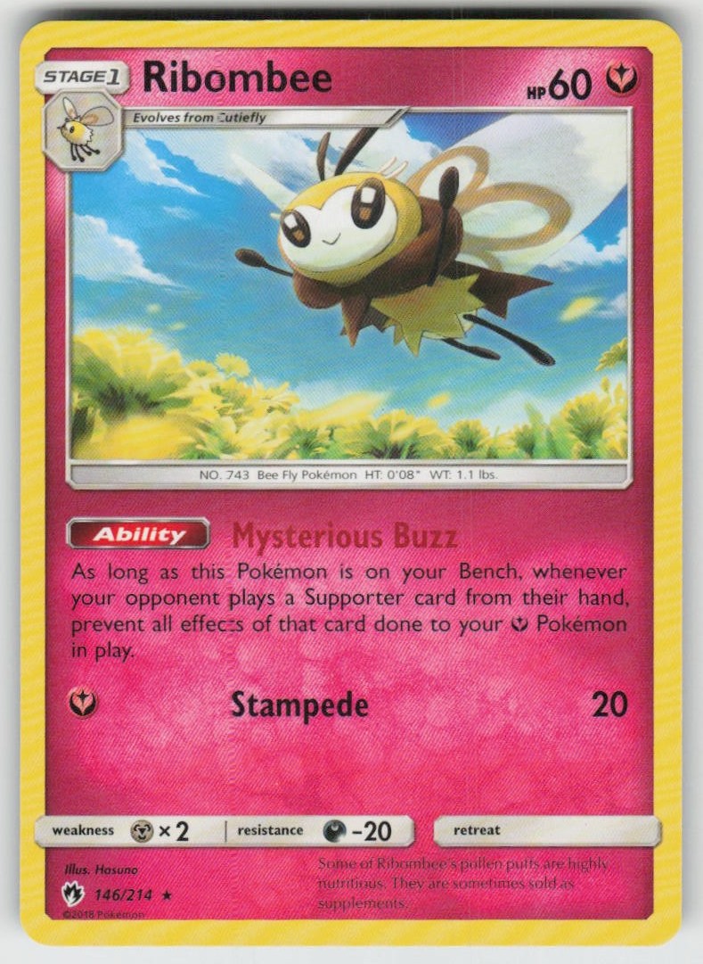 Ribombee 146/214 Rare SM - Lost Thunder