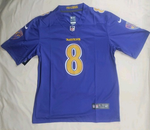 Baltimore Ravens Lamar Jackson #8 Stitched Men's Size Large 