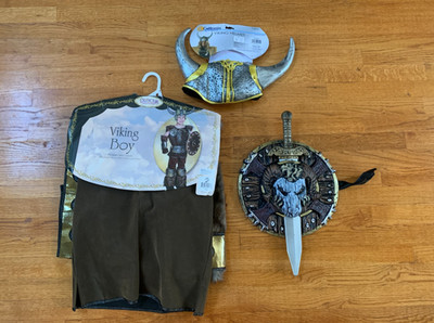 Chasing Fireflies Princess Paradise Viking 7-Pc Halloween Costume Boys Size L/XL