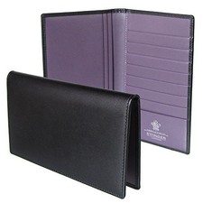  Ettinger Long Wallet Black/Purple COAT WALLET 8 C/C ST806AJR BLACK/PURPLE Par