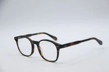 NEW GARRETT LEIGHT CALIFORNIA RILEY COFT HAVANA AUTHENTIC EYEGLASSES 48-22
