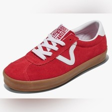 NEW Vans U Sport Low Men s Track Sport Red an...