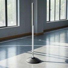 Agility Poles with Rubber Base Freestanding Agility Pole with Foam Cover Stable