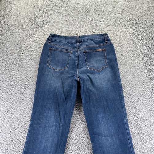 Chicos Jeans Damen Größe 4 Blau So Slimmng Baumwolle Stretch Girlfriend Slim Crop - Bild 7 von 11