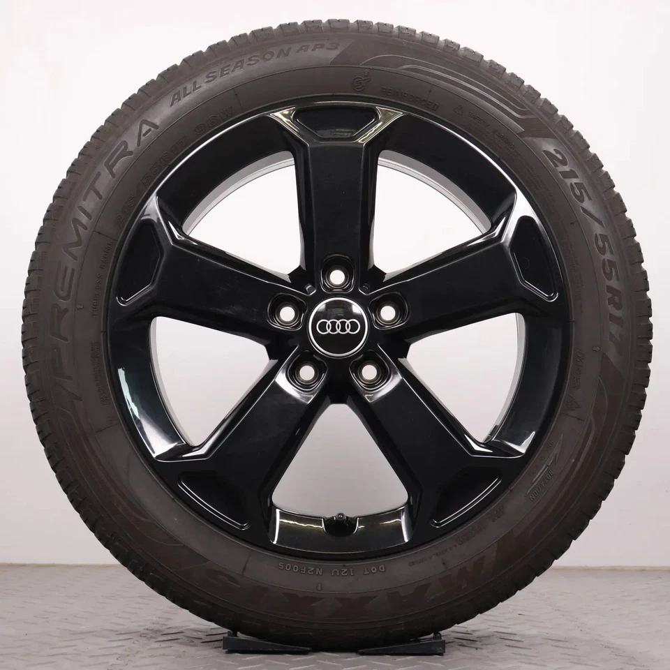 Ganzjahresräder 17 Zoll Audi Q2 SQ2 GA Original Felgen 215/55R17 Allwetterreifen - Bild 2 von 4