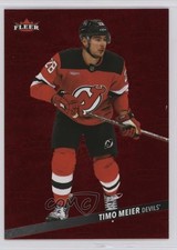 2025-26 Upper Deck Fleer Ultra Medallions Ruby Red 13/50 Timo Meier #M-45 1t4x