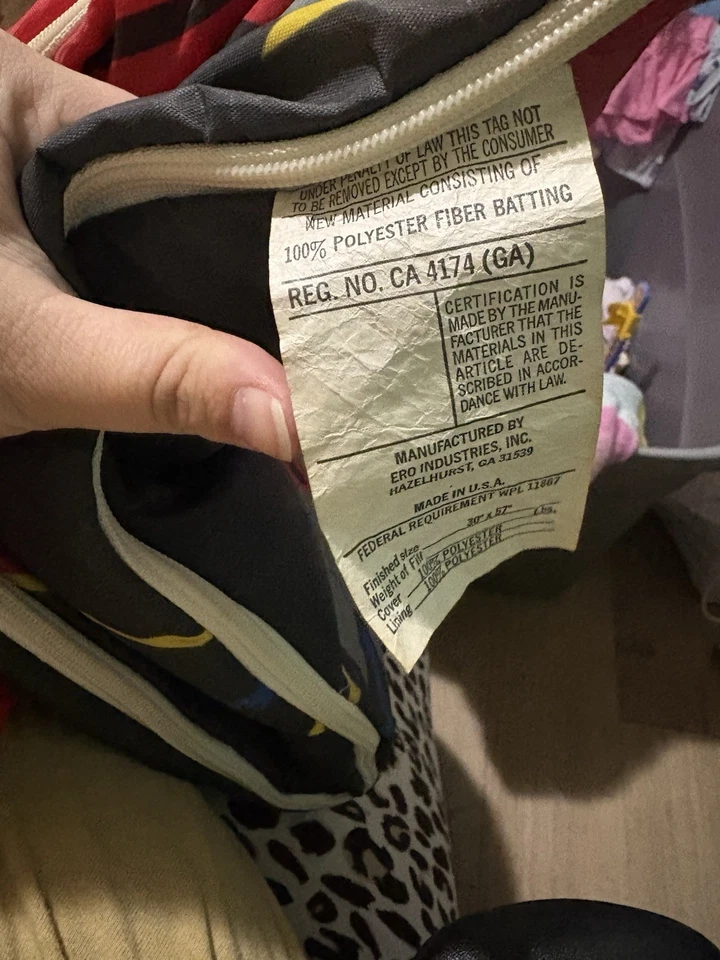 "Saco de dormir vintage 1995 Adventures of Batman and Robin DC Comics 28x54"" niños" Foto 4 de 4