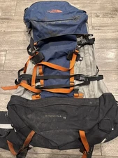 Northface Hiking Back Pack Stamina 70 Internal Carbon Fiber Frame Backpack M/M