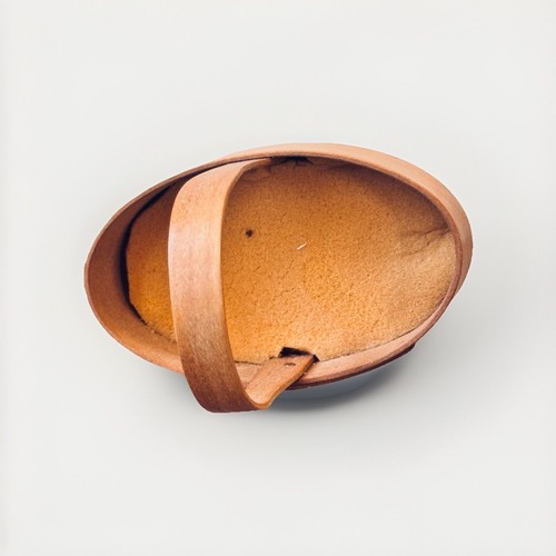Canterbury Woodworks Miniature Bentwood 2-Finger Shaker Basket Copper HW 3.75” - Picture 8 of 9