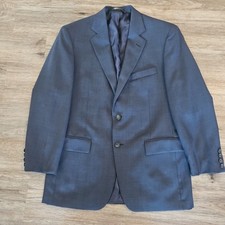 Brooks Brothers 346 Blazer Men  s Size 40R Blue Herringbone 100 Wool Madison Fit