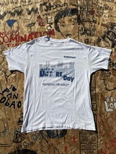 Vintage Volunteer Single Stitch Tee Shirt White Size Large USA Made