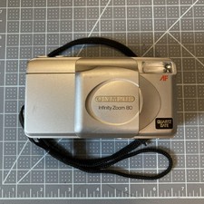 Olympus Infinity Zoom 80 Quartz Date 35mm Point Shoot Film Camera - Tested