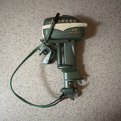 Vintage 1950s Johnson 25 Sea Horse Japan Toy Outboard Motor K&O