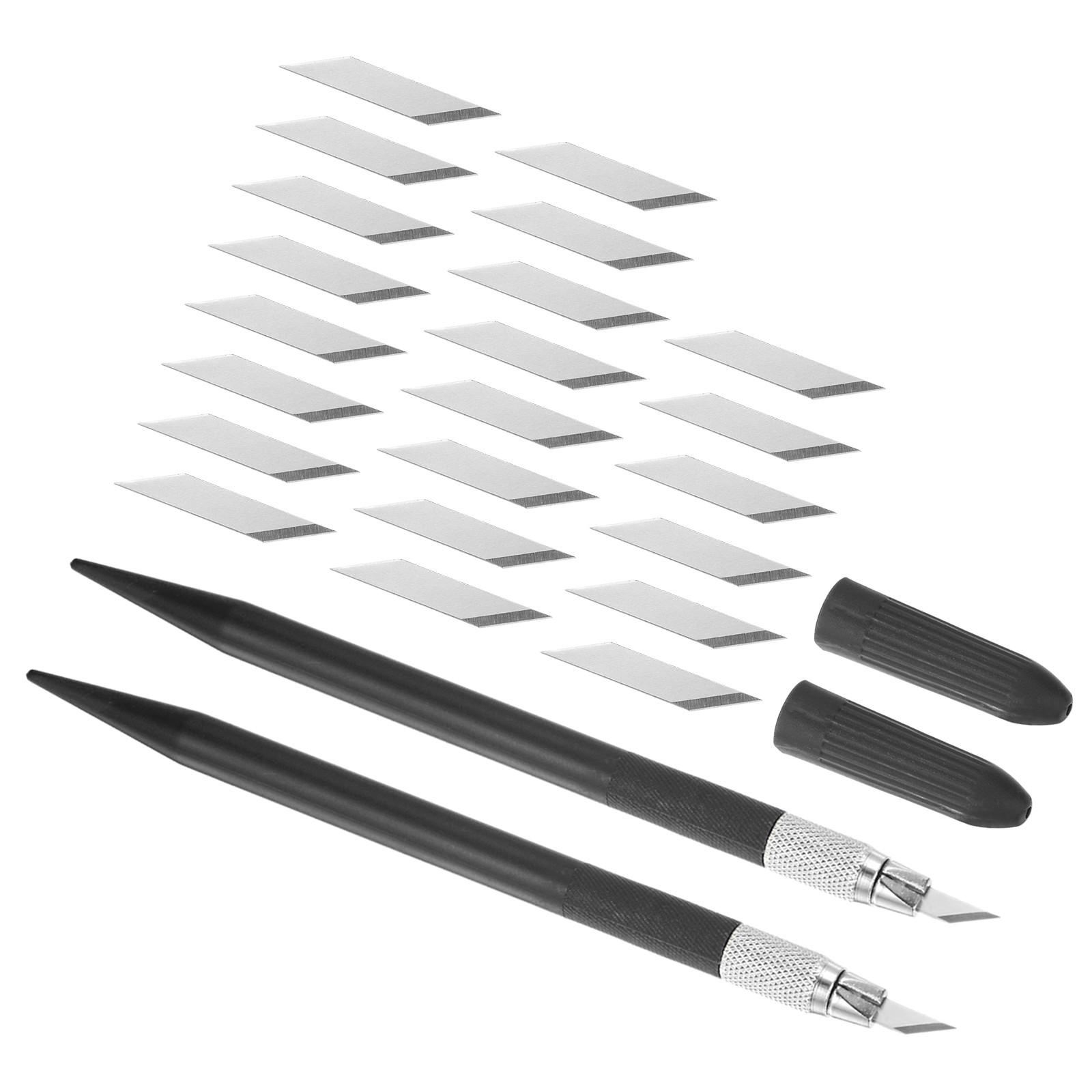 2-Piece X-Acto Knife Set with 24 Spare Blades for Crafting & Carving