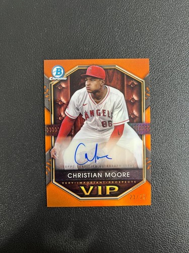 2025 Bowman Christian Moore VIP Auto Orange 23/25 BJJO