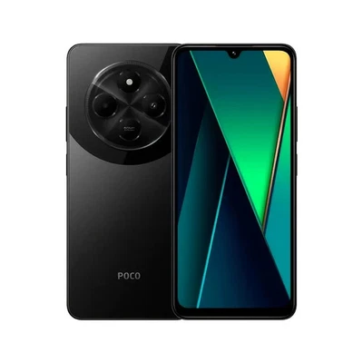 Xiaomi Poco C75 8/256 GB Smartphone Unlocked Android 14 4G LTE Dual SIM Black