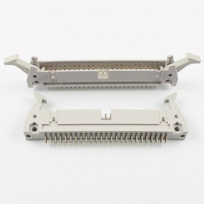 2Pcs 2.54mm Pitch 2x25 Pin 50 Pin Male Straight Ejector Header Connector Latch