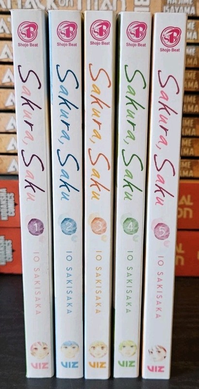 Manga Sakura, Saku Vol 1-5 English Volumes Io Sakisaka Shojo Beat