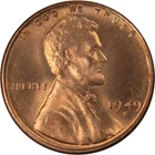 1949 S Lincoln Wheat Cent BU Uncirculated Penny from OBW Roll 1c GEM RED COIN