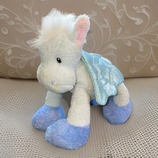 Vintage Baby Gund, Blue Plush Stuffed Pegasus small 