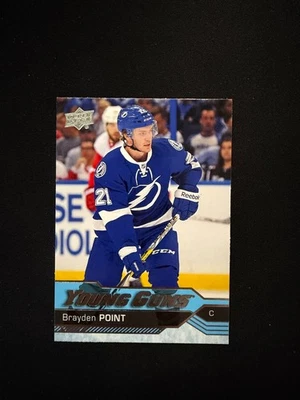 2016-17 Upper Deck Series 1 Brayden Point Young Guns Rookie Card #205 YG RC - Image 1 of 2