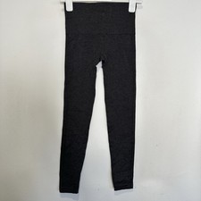 Spanx Leggings Medium Gray High Waisted Fitted Stretch Athleisure Compression