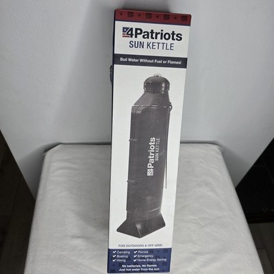 4Patriots Sun Kettle Rocket Solar Thermos Cooker Water Heater Survival Kit -...