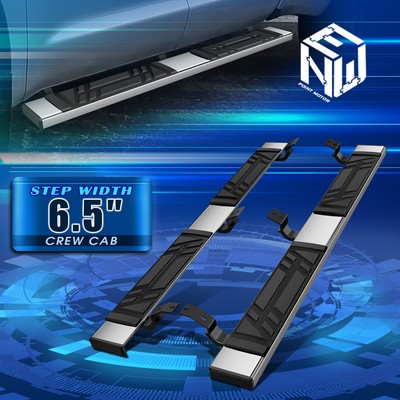 For 07-21 Toyota Tundra Double Cab Stainless Steel 6.5'' Step Bar Running Boards