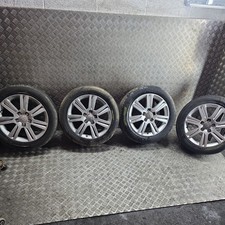 2010 AUDI A4  alloys & tyres 225 50 17 - 225/50/17 - 5mm tread on tyre roughly